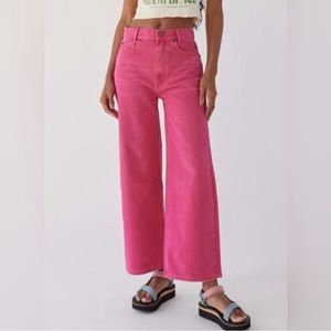 NWT BDG Urban Outfitters Pink jeans wide leg